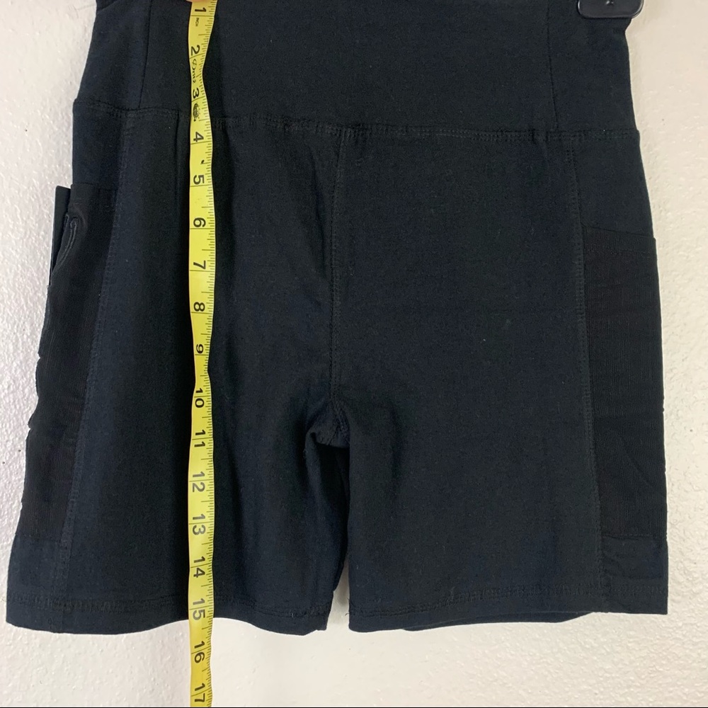 BEBE Sport shorts mesh side pockets elastic waist women’s athletic Size Medium - Picture 7 of 7